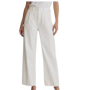 MADEWELL Baggy Straight Cream White Jeans